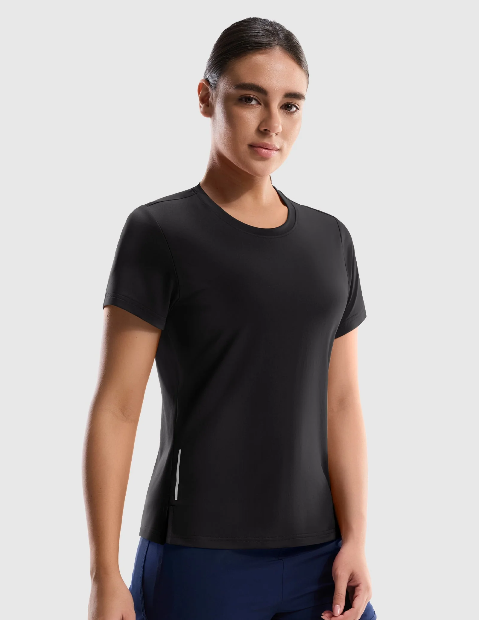 Women’s COOLMAX Running Shirt, Breathable Quick-Dry Athletic Tee - Image 32