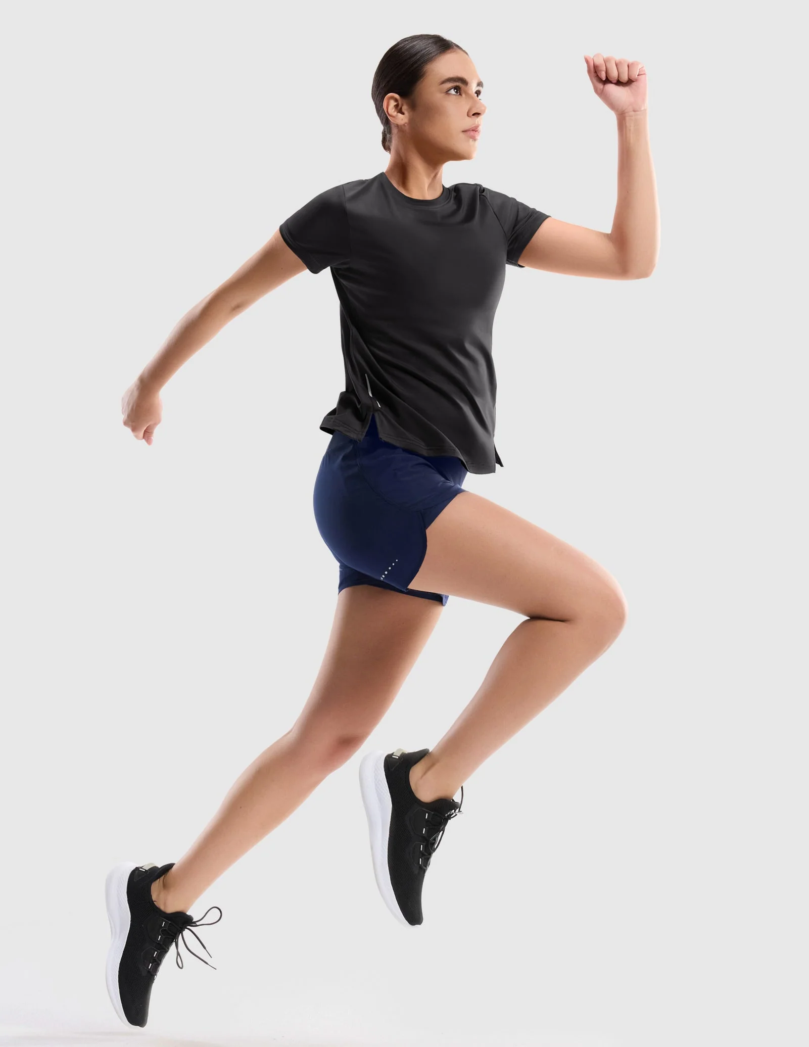 Women’s COOLMAX Running Shirt, Breathable Quick-Dry Athletic Tee - Image 34