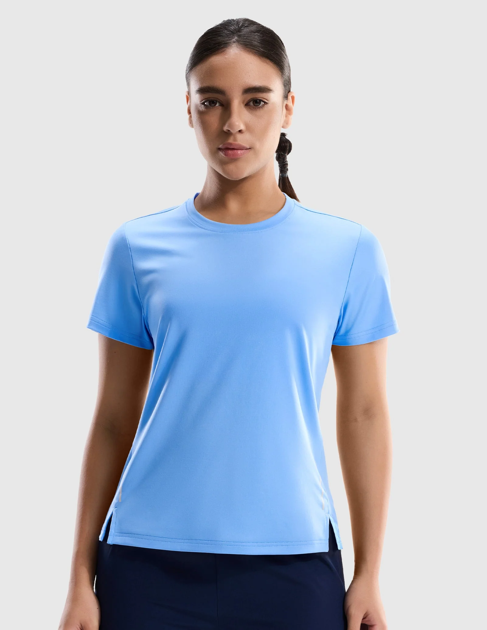 Women’s COOLMAX Running Shirt, Breathable Quick-Dry Athletic Tee - Image 7