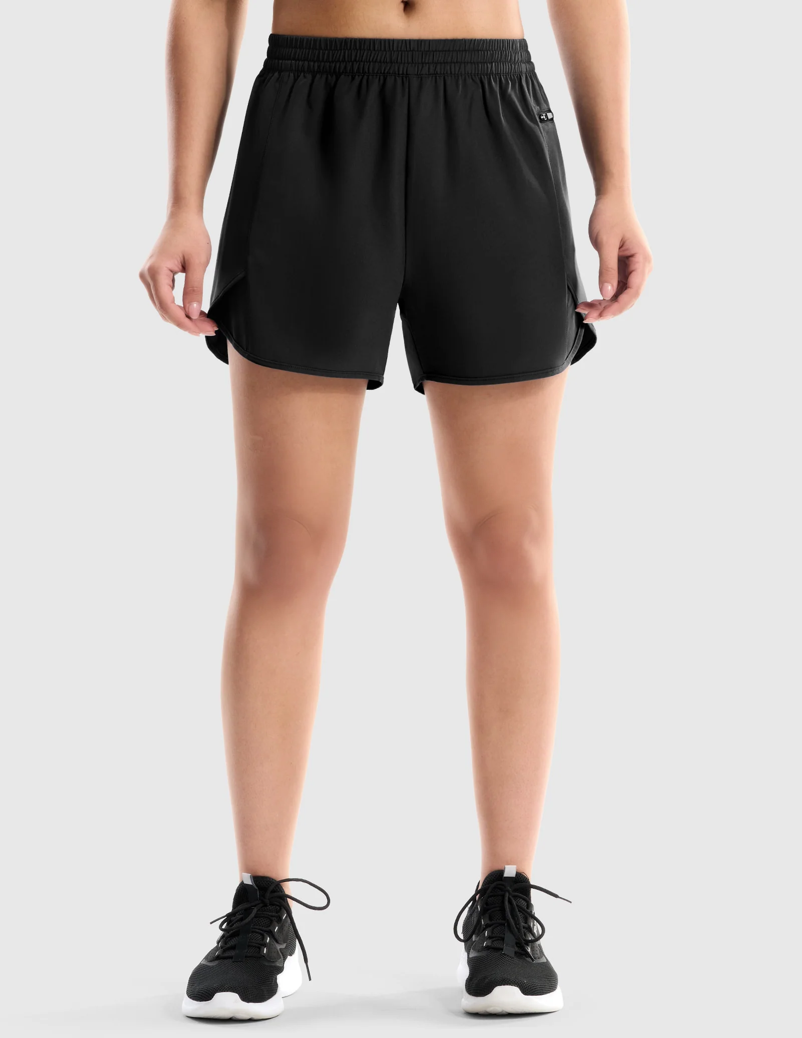 Women’s SprintDry™ 4" Running Shorts with Phone Zipper Pocket - Image 3