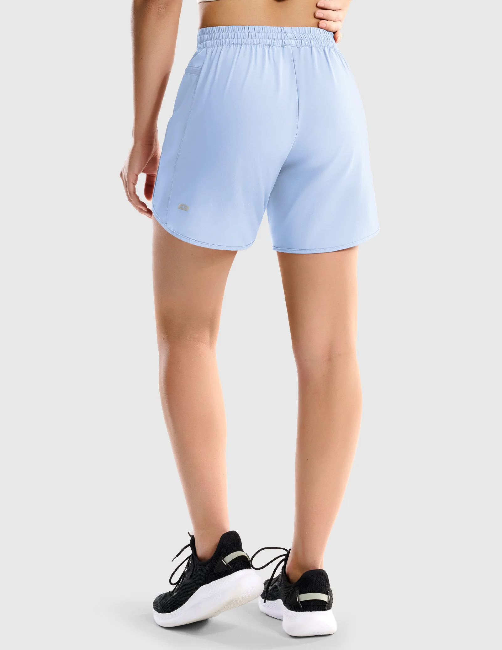Women’s SprintDry™ 4" Running Shorts with Phone Zipper Pocket - Image 9