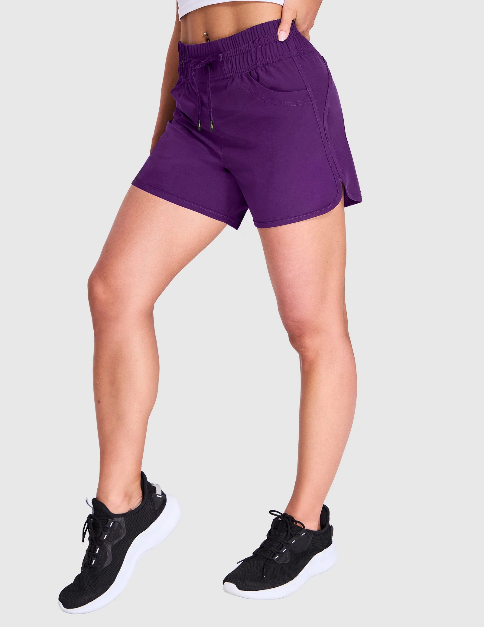 Women's PaceLite Split Shorts 4" - Image 24