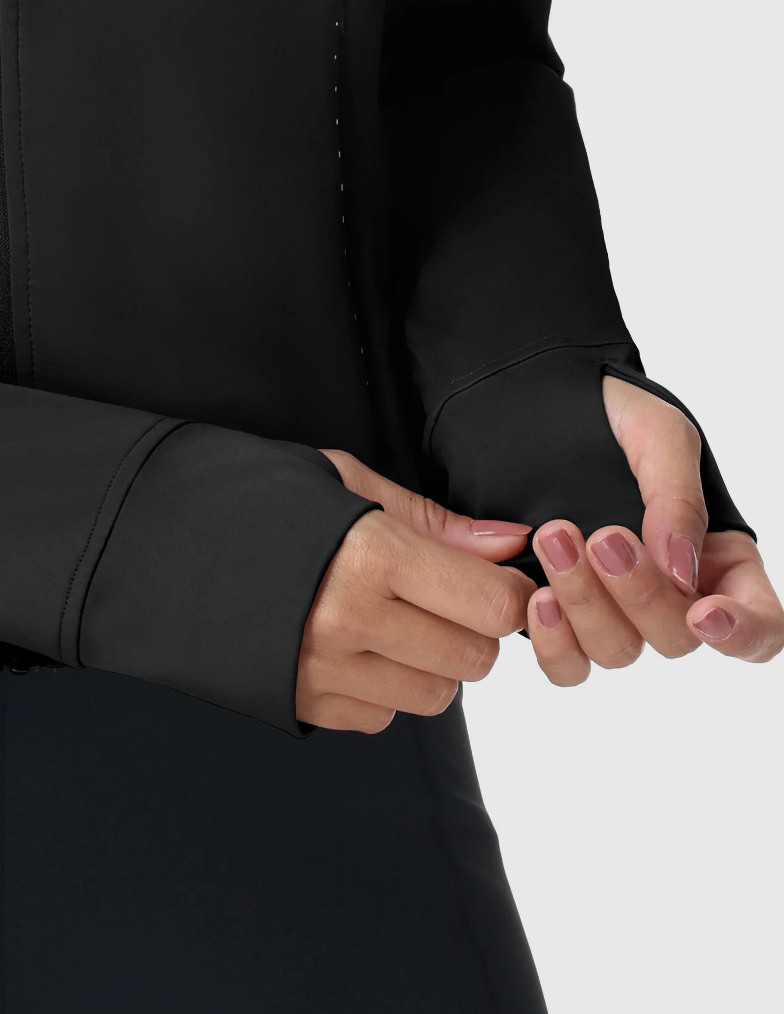 Women's Slim Fit Full Zip Workout Jacket with Zipper Pockets - Image 20