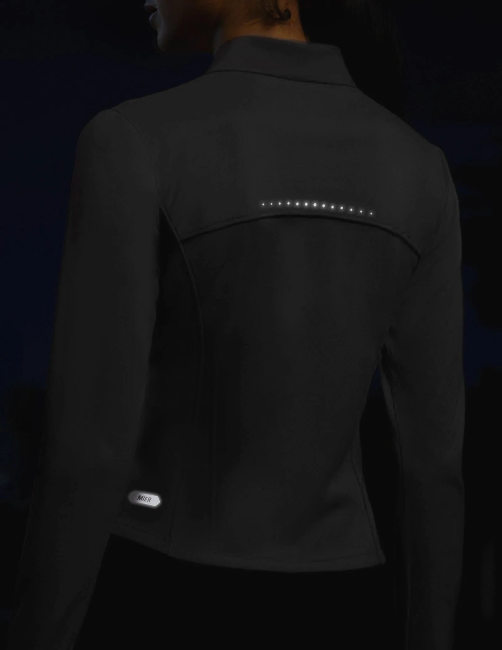 Women's Slim Fit Full Zip Workout Jacket with Zipper Pockets - Image 36