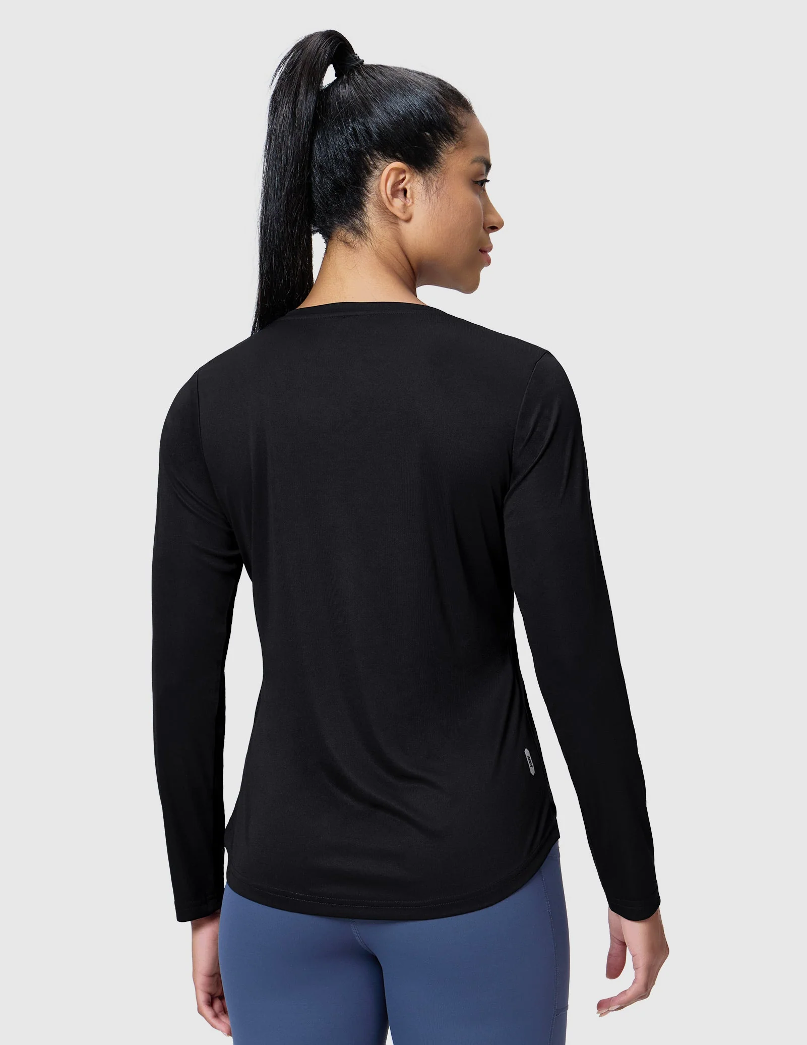 Women's TempoCool V Neck Long Sleeve Tee Shirt - Image 55