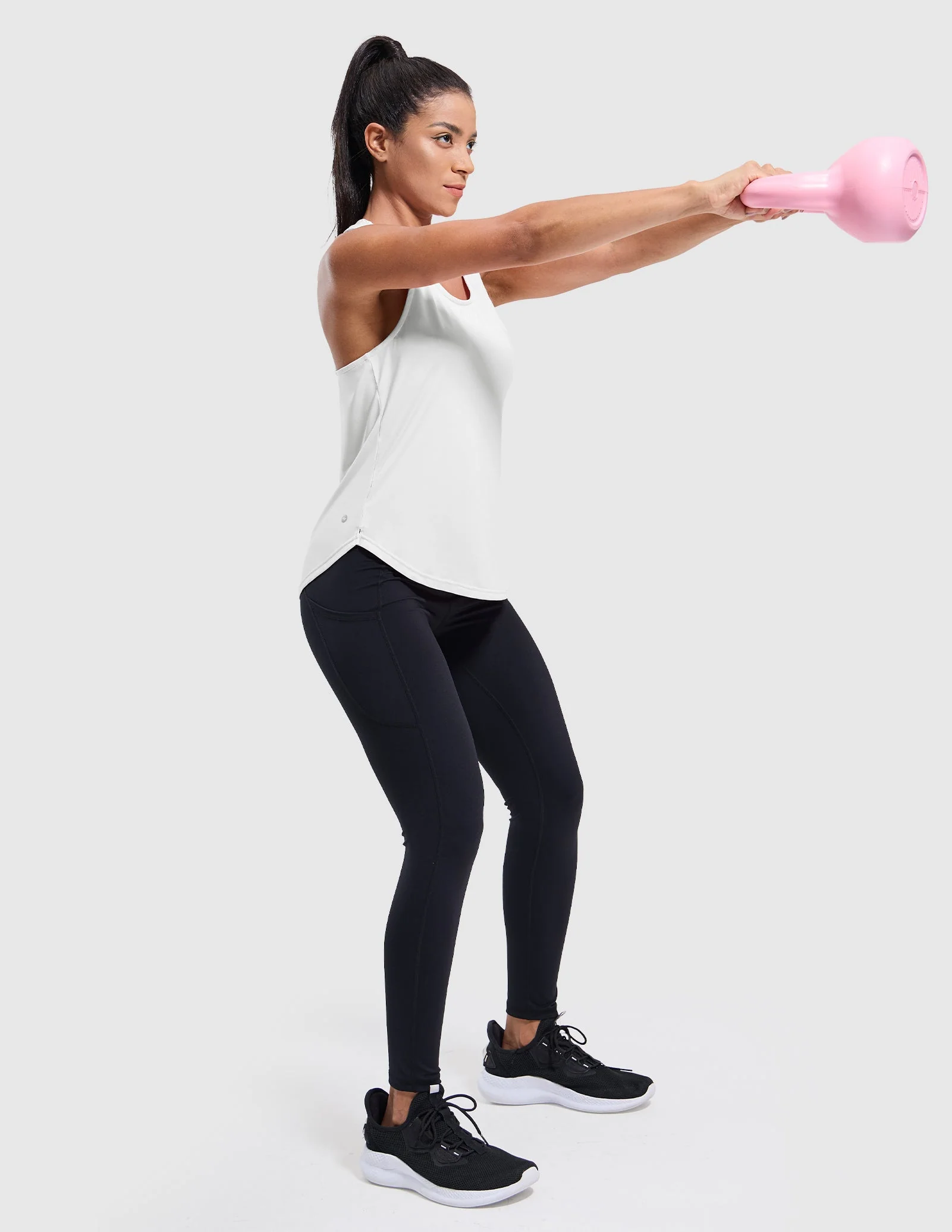 Women's StrapFlow Curvy Tank Top - Image 16