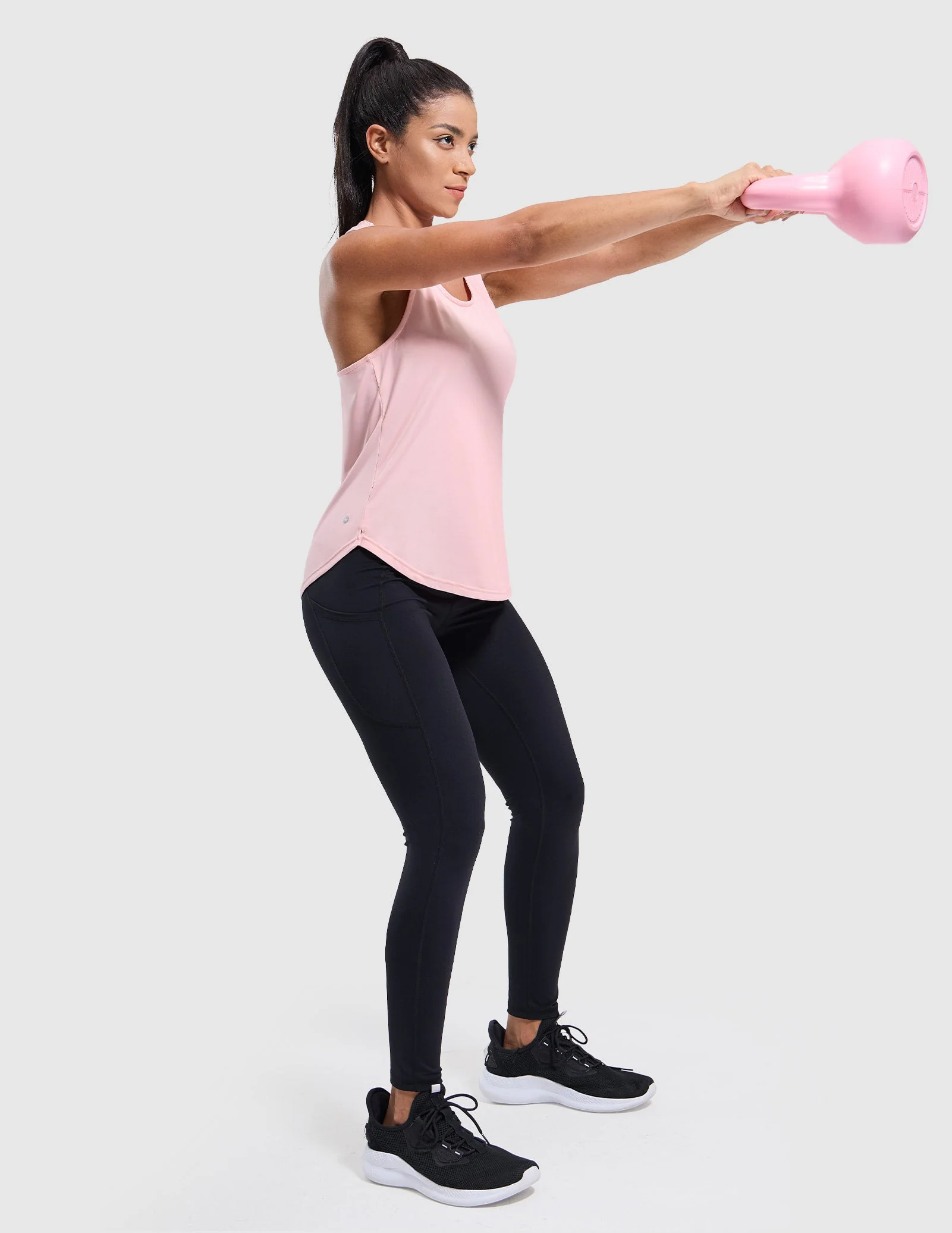 Women's StrapFlow Curvy Tank Top - Image 21