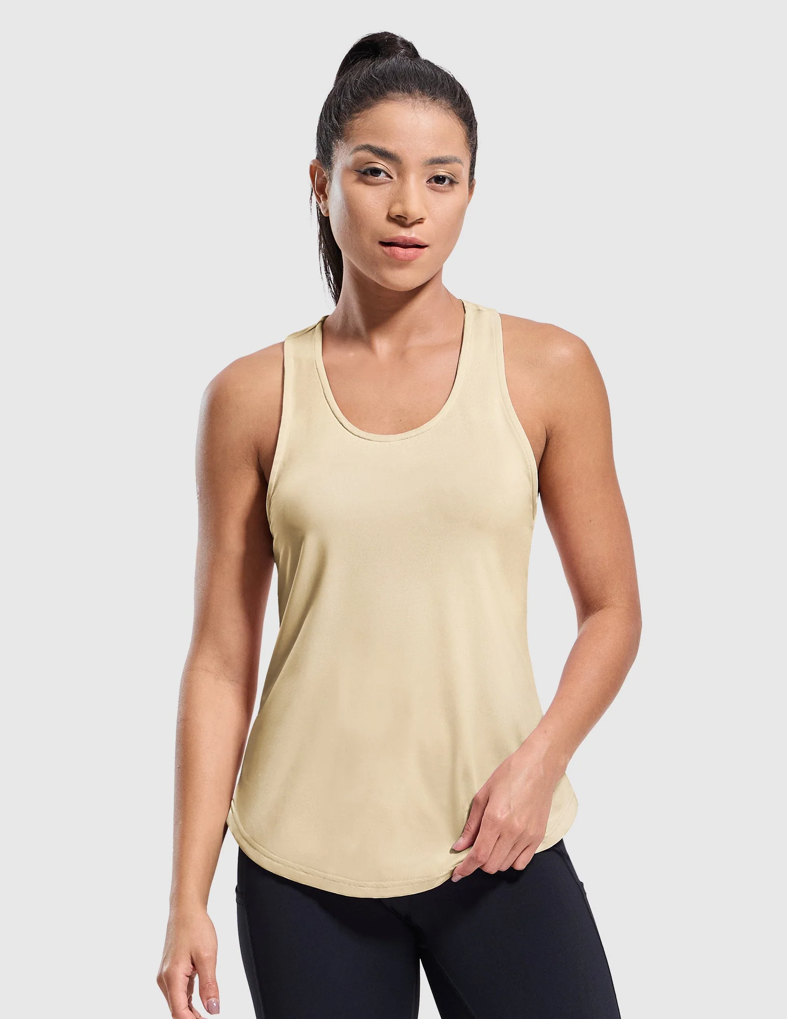 Women's StrapFlow Curvy Tank Top - Image 36