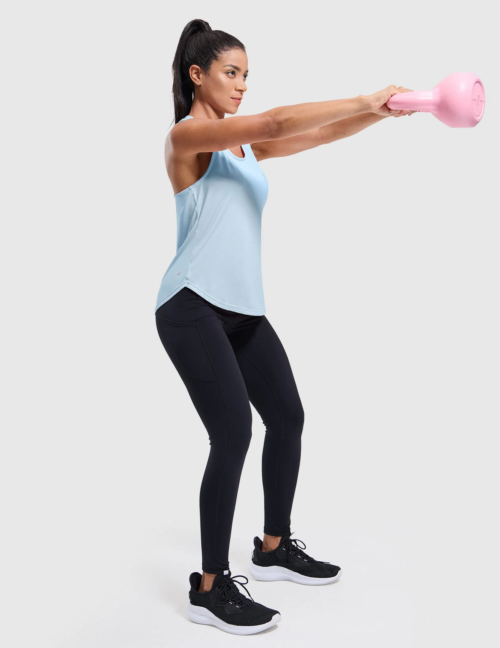 Women's StrapFlow Curvy Tank Top - Image 39