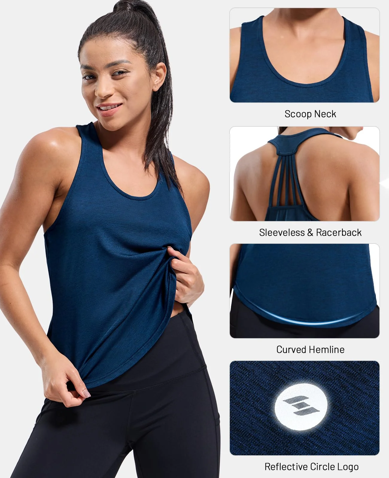 Women's StrapFlow Curvy Tank Top - Image 5