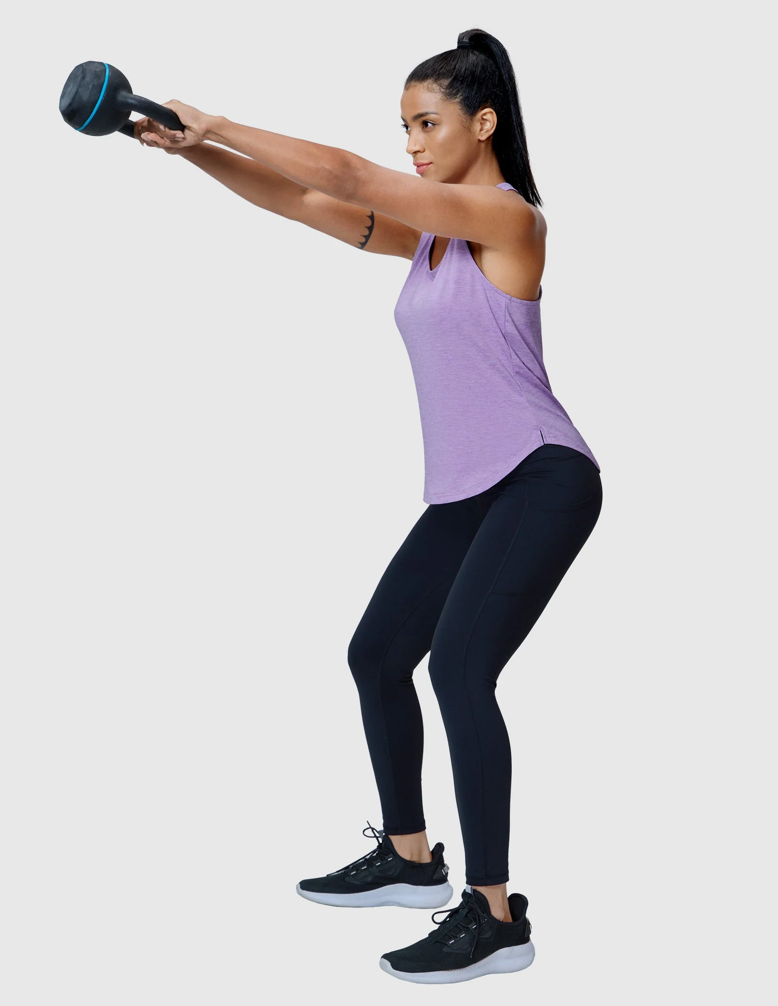 Women's StrapFlow Curvy Tank Top - Image 56