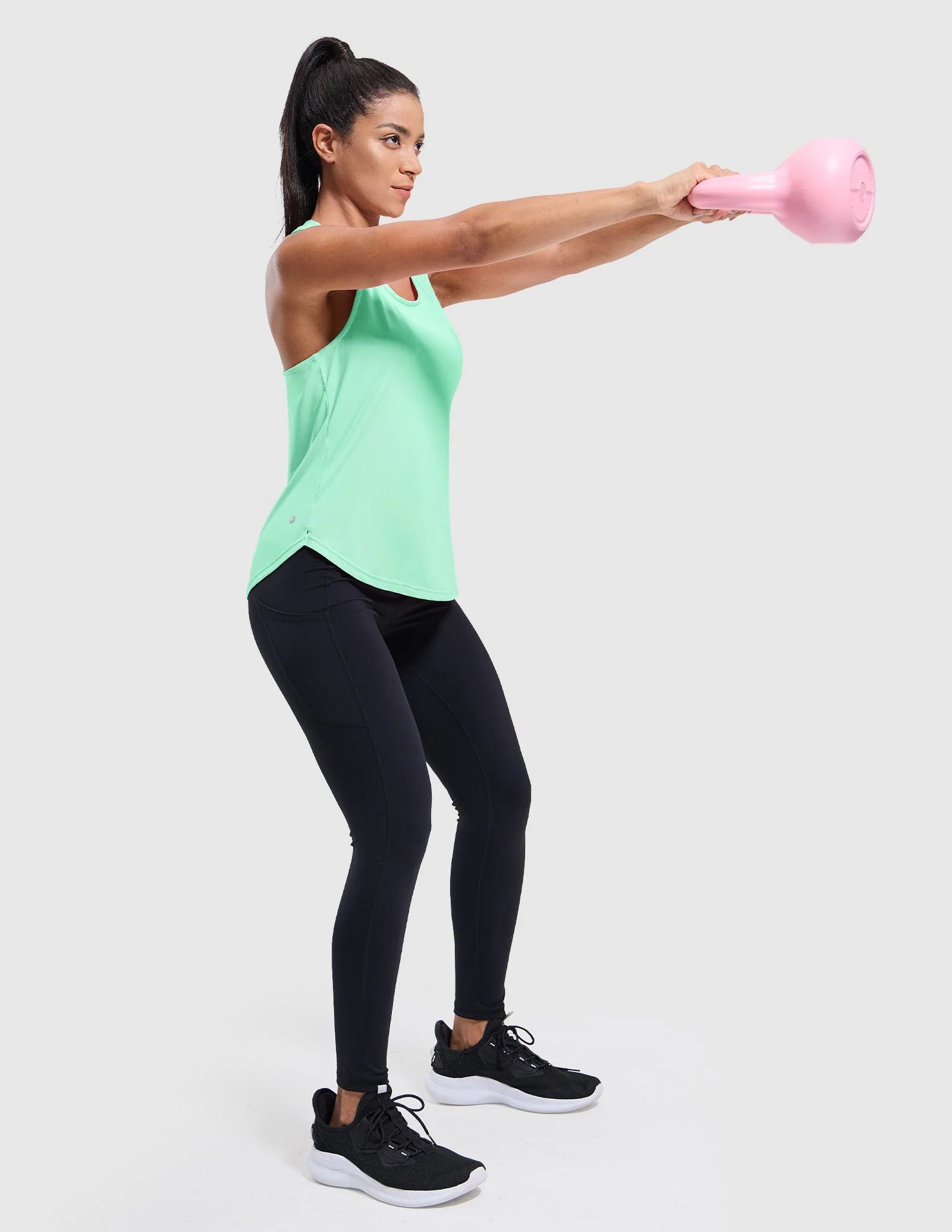 Women's StrapFlow Curvy Tank Top - Image 63